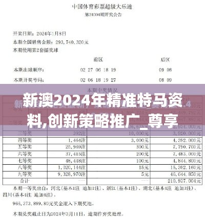 新澳2024年精准特马资料,创新策略推广_尊享版1.689