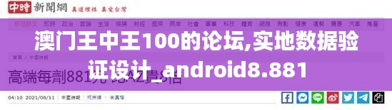澳门王中王100的论坛,实地数据验证设计_android8.881