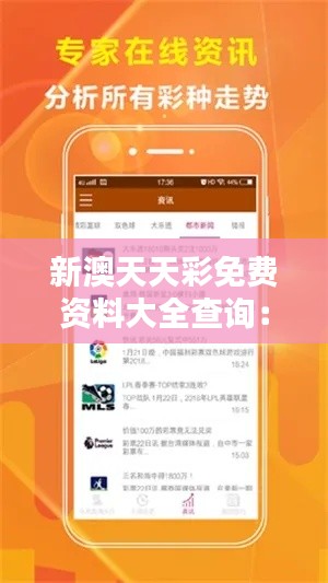 新澳天天彩免费资料大全查询:洞悉资料,智慧投注