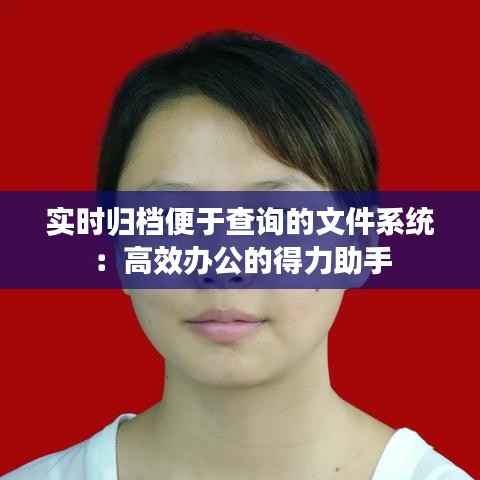 实时归档便于查询的文件系统：高效办公的得力助手