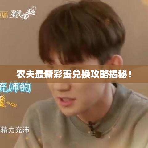 农夫最新彩蛋兑换攻略揭秘！