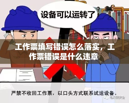 工作票填写错误怎么落实,工作票错误是什么违章